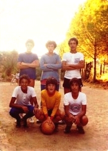 Le giovanili della squadra di Copanello al campetto 